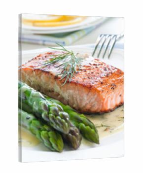 Salmon with Asparagus