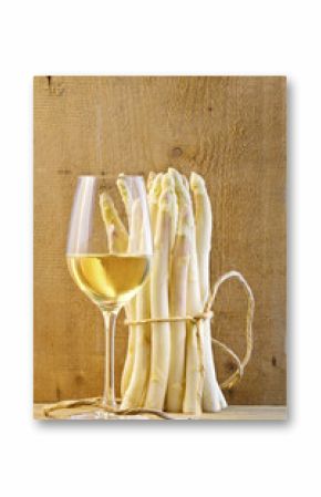 Spargel und Wein