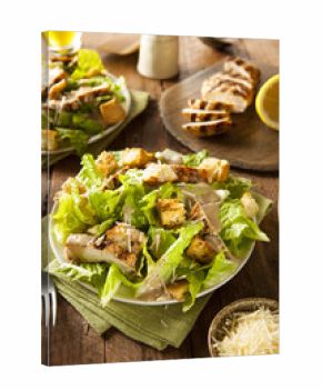 Healthy Grilled Chicken Caesar Salad