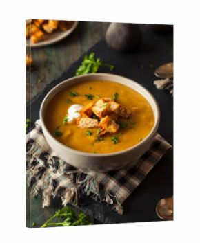 Homemade Hot Butternut Squash Soup