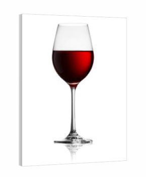 Glass of red wine