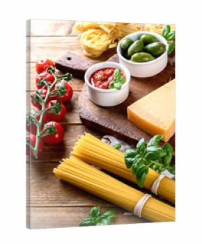 Italian food background