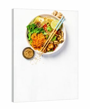 Asian Tofu Soba Noodle Bowl