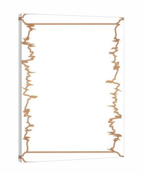 Old letter scroll vintage parchment ancient manuscript old paper sheet antique document scrolls, line style retro writing paper illustration design