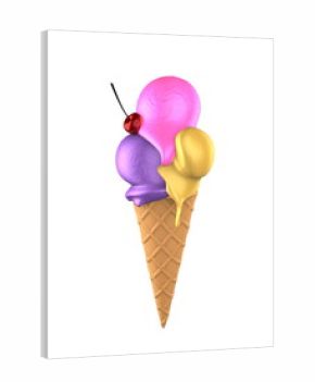 3d image, Conceptual Ice cream