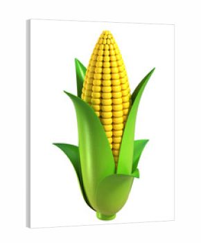 corn 3d illustration