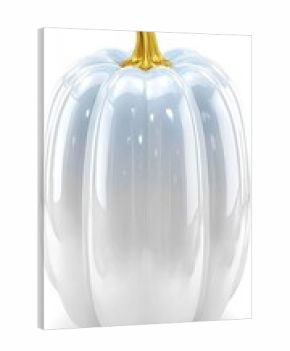 Polished white pumpkin