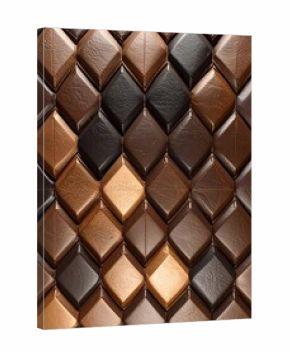 Geometric leather pattern