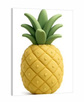 Cheerful pineapple icon brightens designs with its playful, modern style and tropical vibe for summer projects and healthy food promotions delightfully