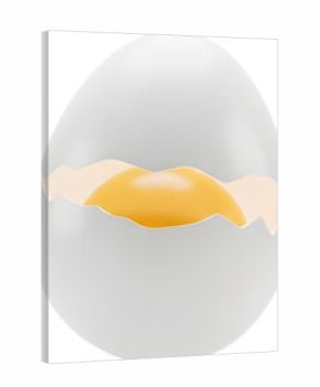  A minimalist 3D egg