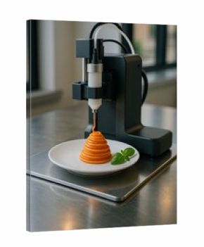 3d Food Printer Creating Carrot Meal 031125