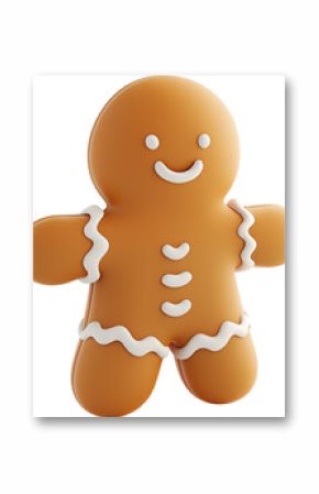 3d rendering ginger cake
