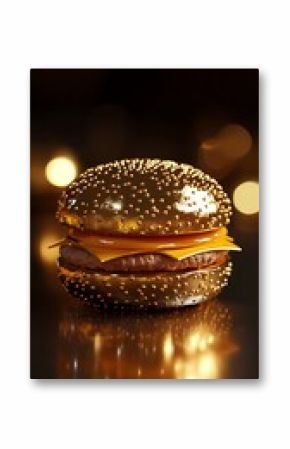 Golden Burger Studio Shot