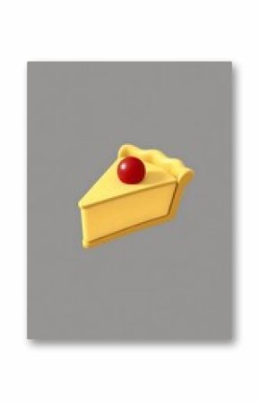 Pie 3D White Background Cutout