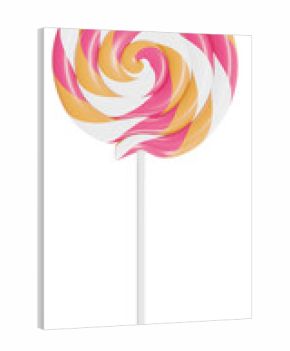 Lollipop. Render 3d. Isolated on transparent background, png.