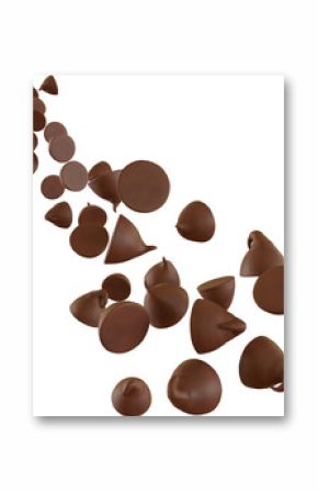 3d render chocolate chips