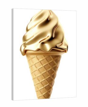 PNG Icecream dessert food gold.