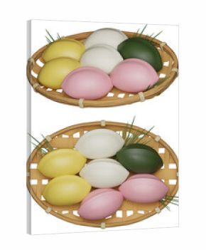 Korean holiday traditional food chuseok songpyeon 3D image