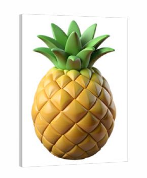 simple 3d pineapple rendering