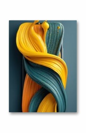 Abstract phone design with vibrant colors