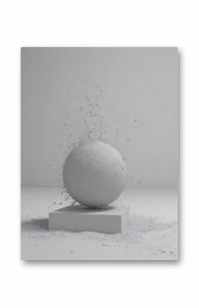 Abstract sphere impacting a surface