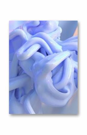 Abstract light blue shapes