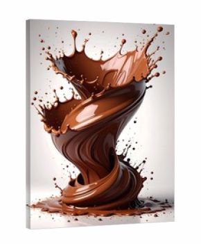 Chocolate splash art