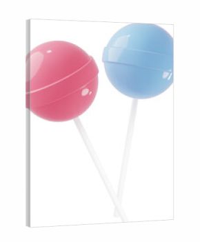 3D素材_ペロペロキャンディー_ピンク