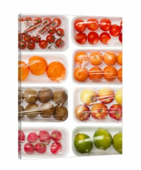 fruits and vegetables in vacuum packing