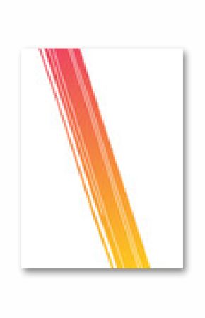 Flat gradient pencil showing lime-green wooden tip, cyan ferrule, eraser on transparent background