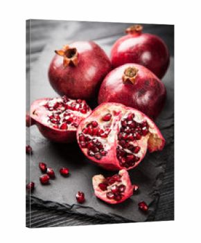 Red juice pomegranate