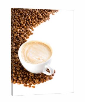 Coffee cup and grain