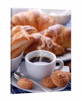 caffè e croissant - due