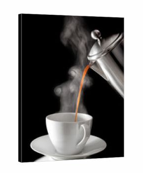 pouring coffee