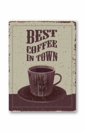 Retro-Vintage Coffee Poster