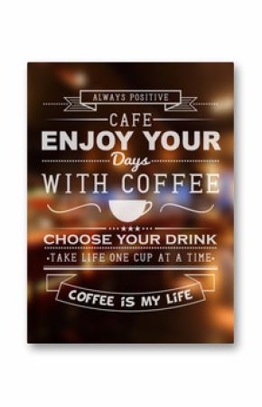 coffee cafe posters