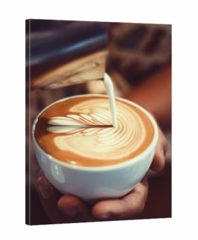 coffee latte art concept