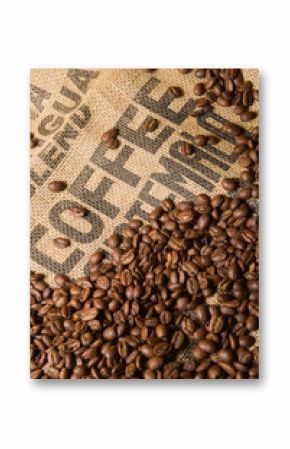 Fresh Brown coffee caffeine bean background