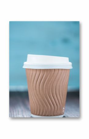 Take away coffee plastic cup