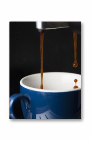 Drops in a espresso cup