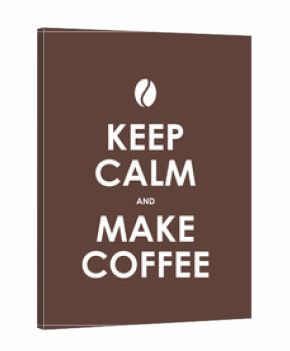 keep calm and make espresso, vector design