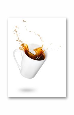 mug of spilling coffee