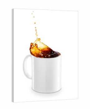 mug of spilling coffee