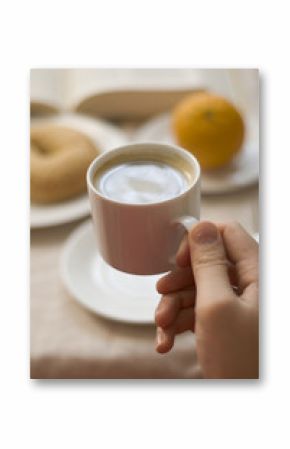drinking cofffee