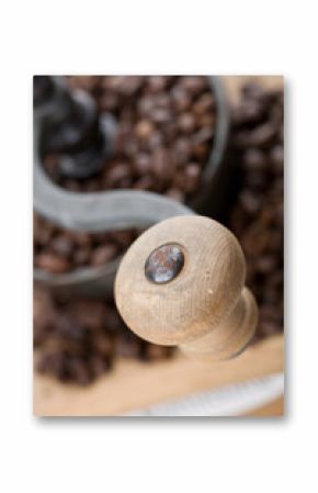 Griff von alter Kaffemühle