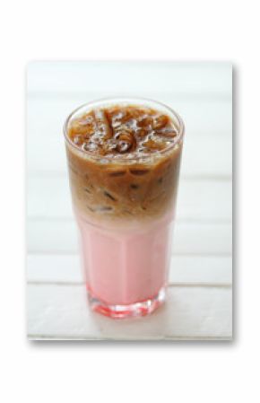 strawberry latte coffee