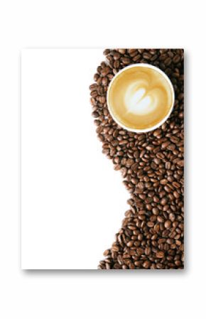 Coffee beans background