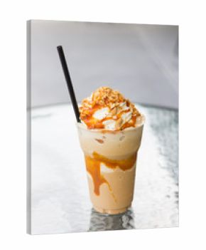 coffee  caramel frappe
