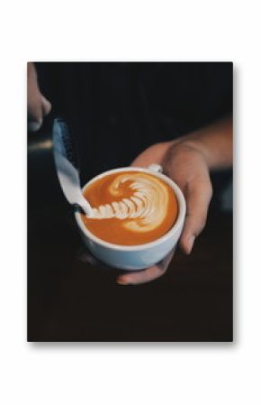 How to make coffee latte art