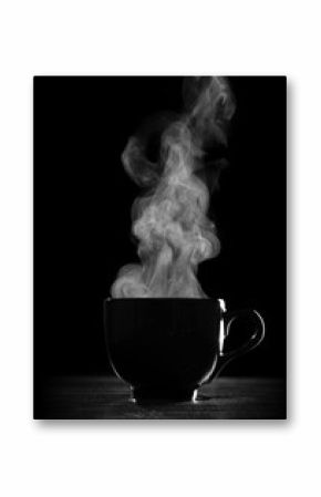Black coffee cup